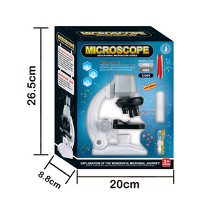 1200x <strong>Microscope</strong> Toy Set Primary School Biological Science Experiment Portable Children's Puzzle Science Education Gift