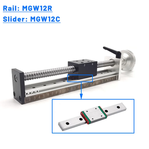 XYZ Axis CNC Manual Guía de riel lineal Deslizamiento de movimiento Mesa deslizante de pista única de carrera efectiva 500 mm/s - Product Image 4