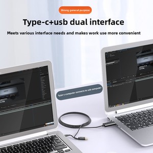 Máy Tính Cáp USB PC Để PC Truyền Dữ Liệu Dây USB-C USB-A Cửa Sổ 11 <span class=keywords><strong>10</strong></span> 8 7 Vista Mac Cho USB 3.0 Tốc Độ Cao Dễ Dàng Đồng Bộ Tập Tin - Product Image 3
