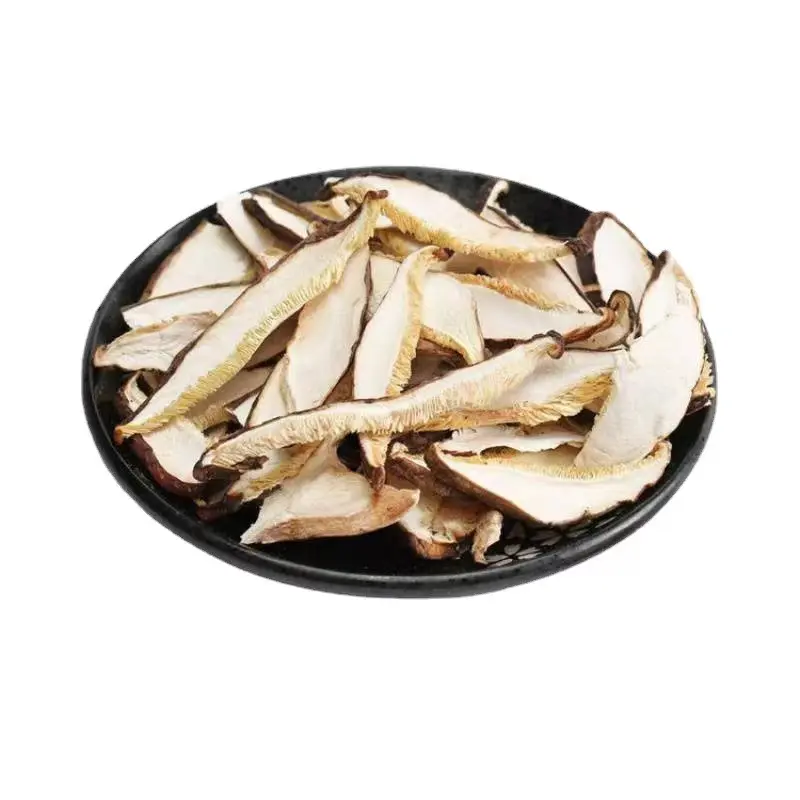Vente en gros de champignons shiitake déshydratés de haute qualité de 2.5 à 5cm et de tranches de champignons shiitake séchés