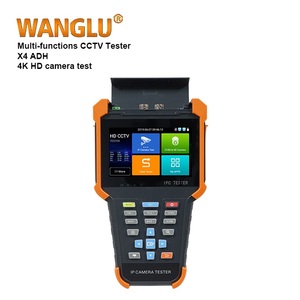 WANGLU X4 4 polegadas IPS Touch Screen 4K H.265 IP, Full 4K HD CCTV Tester Câmera Tester 8MP <span class=keywords><strong>TVI</strong></span>, 8MP CVI, 8PM AHD