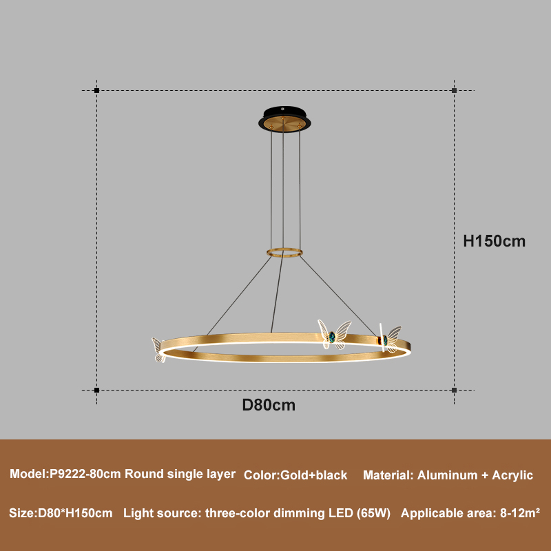 P9222-Round 80 single layer