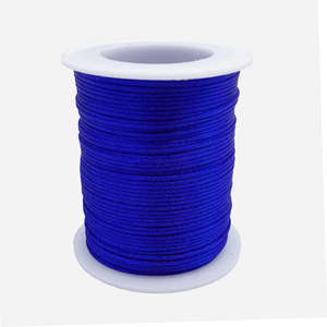 彩色素线DIY包装聚酯缎线中国DIY手工缎线 - Product Image 4