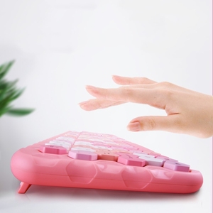 原装MOFII蜂蜜加彩色蜂窝键帽2.4ghz无线键盘鼠标套装 - Product Image 5