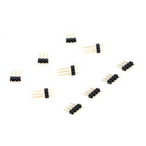 2,54mm zweireihiger Pin-Header-Anschluss 3/4/5/6-poliges Messing-Kontakt material Stecker/Buchse für die Loch montage Kabel platinen anschluss - Product Image 6