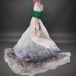 <strong>Small</strong> Mesh Bottom Pocket Korean Style Cast <strong>Net</strong> Chain Sinkers Hand Throw Fishing <strong>Net</strong> <strong>Small</strong> Mesh Traditional Cast Fishing <strong>Net</strong>