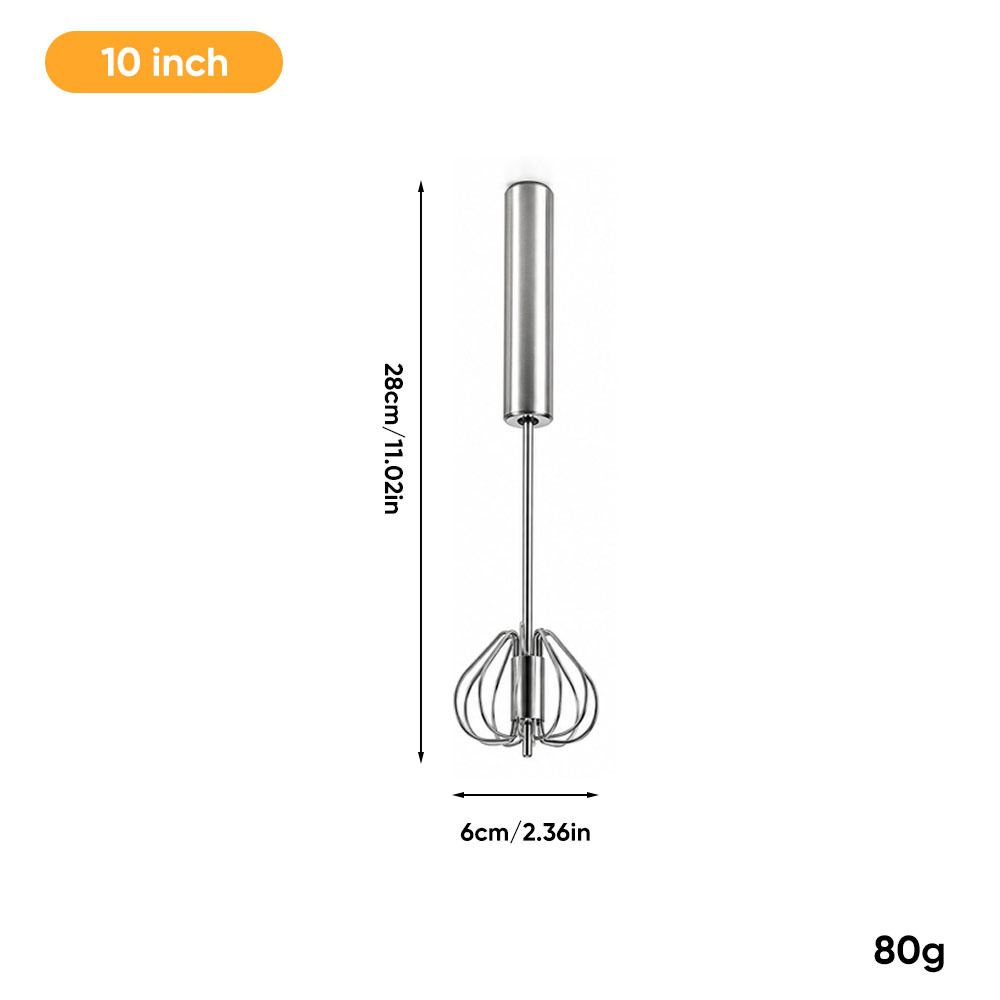 10-inch Semi-Automatic Egg Beater