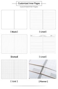 Großhandel Custom A5 mit Gummiband Pu Journal Tagebuch Notizbuch Gedrucktes Markenlogo Tagebuch Notizblock Notizbuch PU Leder Notizbuch - Product Image 2