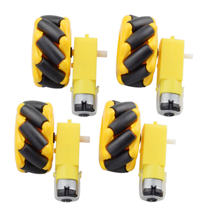 60mm Mecanum Rad roboter mit 4 Stück TT Motor für Arduino DIY Roboter Auto Chassis Kit Programmierung STEM Spielzeug Teile