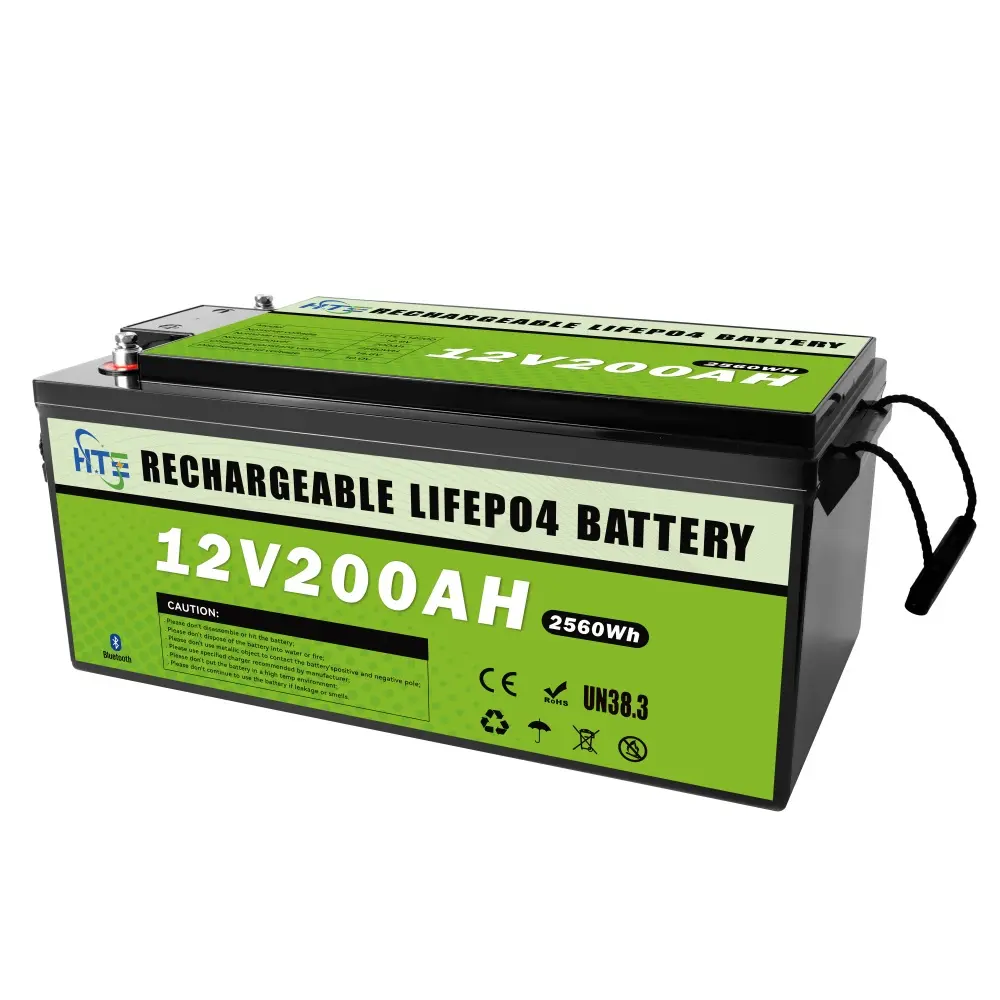 Batería de almacenamiento de energía LifePo4 de hierro de litio de 12V más vendida 25,6 V UPS Boats 50Ah 100Ah 200Ah 300Ah 400Ah BMS incluido