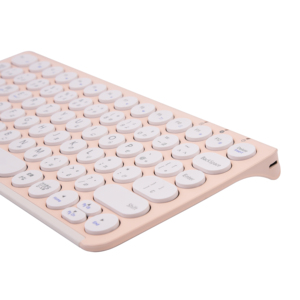 Mini teclado portátil de carga inalámbrica 2,4 GHz + BT de modo dual, adecuado para viajes y uso en tabletas - Product Image 5