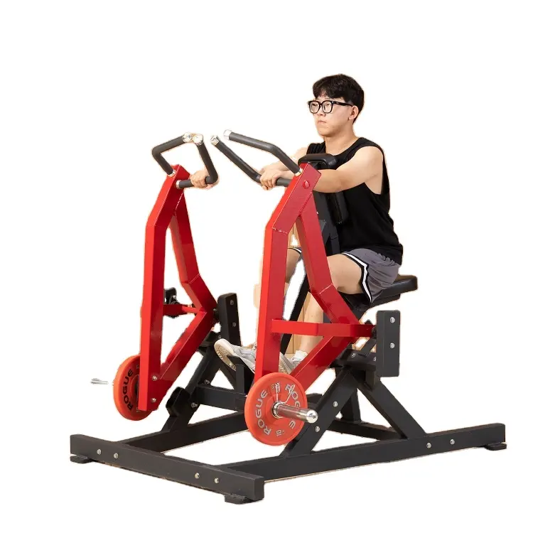 ASJ-XM13 professionnel latéral aviron Commercial Gym Fitness équipement en acier Muscle Building équipement d'exercice