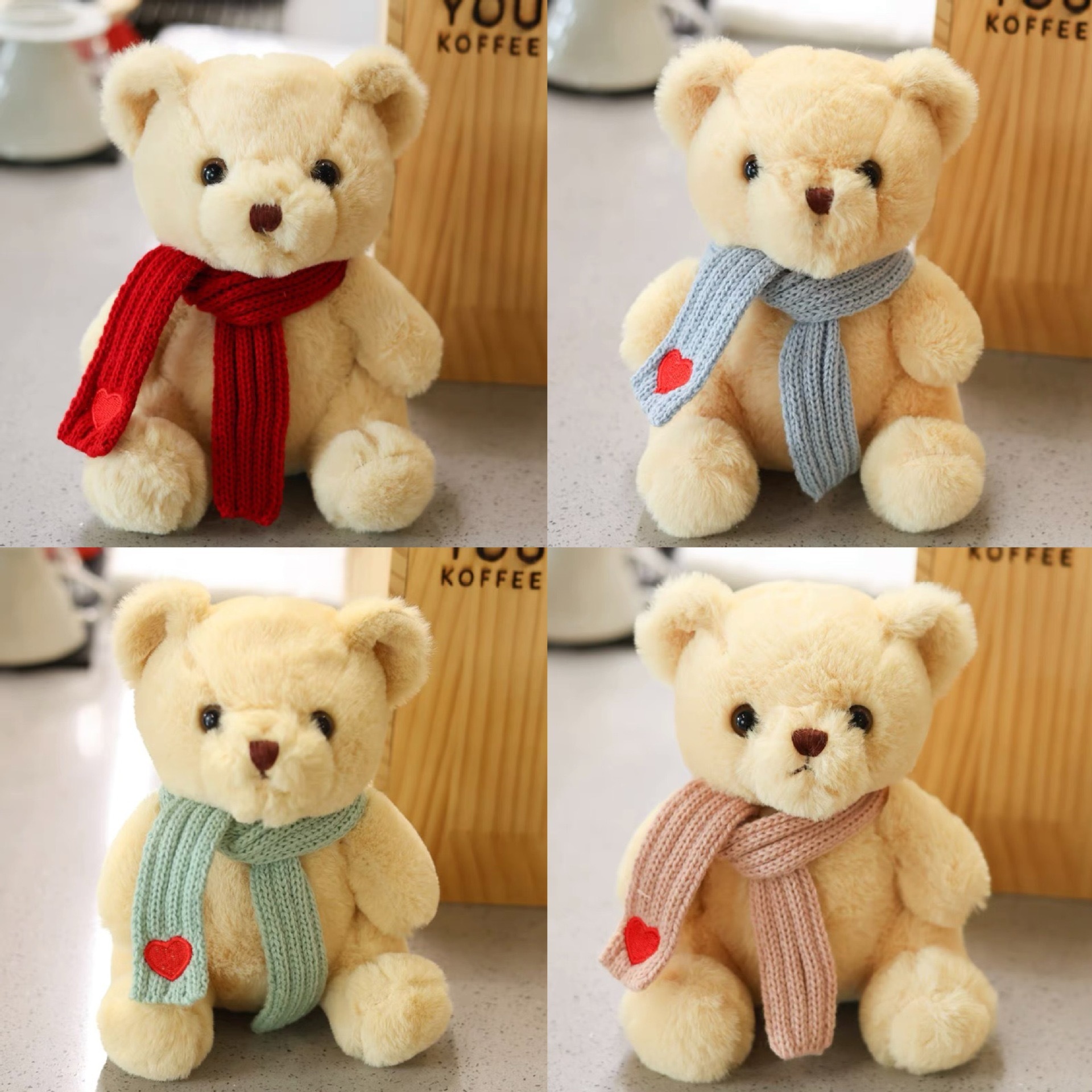 Ours foulard beige