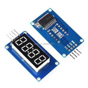 TM1637 LED-Anzeige modul für Arduino 7 Segment 4 Bits 0,36 Zoll Uhr RED Anode Digital Tube Four Serial Driver Board Pack