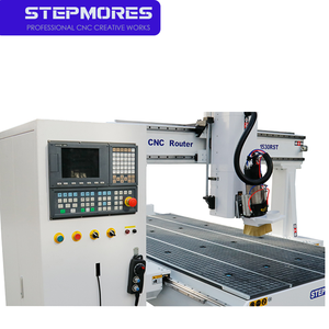 Enrutadores de madera 1325 4 ejes ATC CNC máquina enrutadora fabricación de muebles con husillo giratorio de 180 grados - Product Image 3