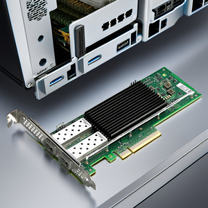 Original PCIe 4.0x8 Dual Port SFP28 Ethernet Netzwerk adapter E810-XXVDA2 internen Netzwerk kartens erver Wired Wireless Stock - Product Image 1