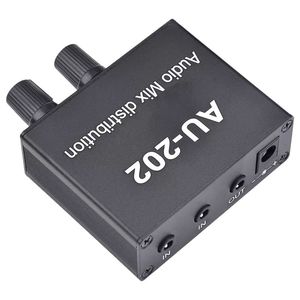 AU-202 Power <strong>amplifier</strong> Audio <strong>amplifier</strong> Audio signal <strong>amplifier</strong> Headset external volume power <strong>control</strong> two <strong>outputs</strong> - Product Image 2