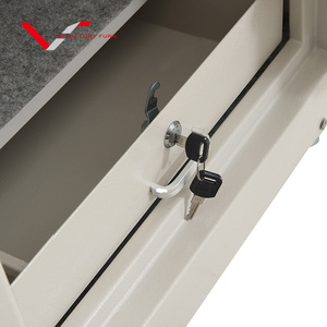 Sistema de desbloqueo de código y llaves, caja de seguridad de metal para efectivo, contraseña digital electrónica, caja de seguridad pequeña