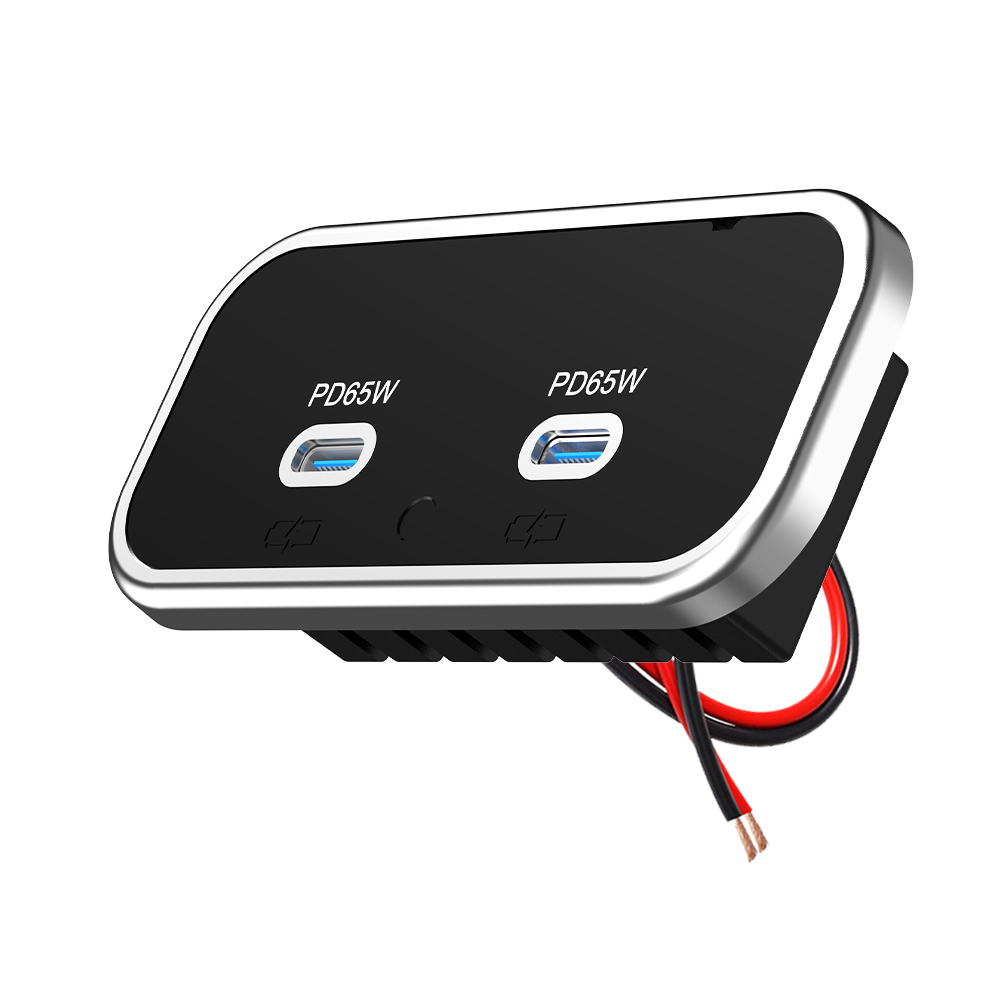 Doble USB C PD 3.0 65W+65W