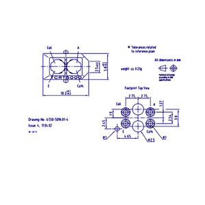 (100 pezzi) sensore Photoelektrischer TCRT5000 Modul Reflektion Lichtschranke di tracciamento