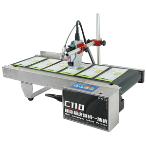 Vinica C110 Mini impresora de inyección de tinta transportadora-600DPI, Fecha/código de barras/Código QR, multilingüe, personalizable para líneas de producción - Product Image 1