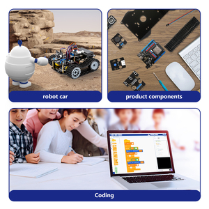 4WD Crawler Robot Car Kit Tank Track Drive Ultraschall-Hindernis vermeidung Intelligentes Fahrzeug zur Programmierung von STEM für Arduino - Product Image 3