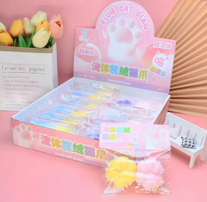 Fluid double cat claw single bag with card head-display box
