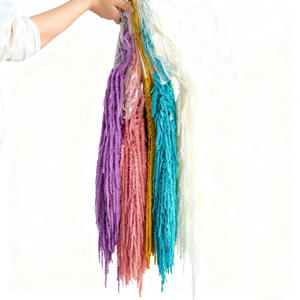 Fiore eterno amaranto decorazioni di nozze morbido fiori secchi Bouquet con fiocco appeso a mano linea arco nappa - Product Image 5
