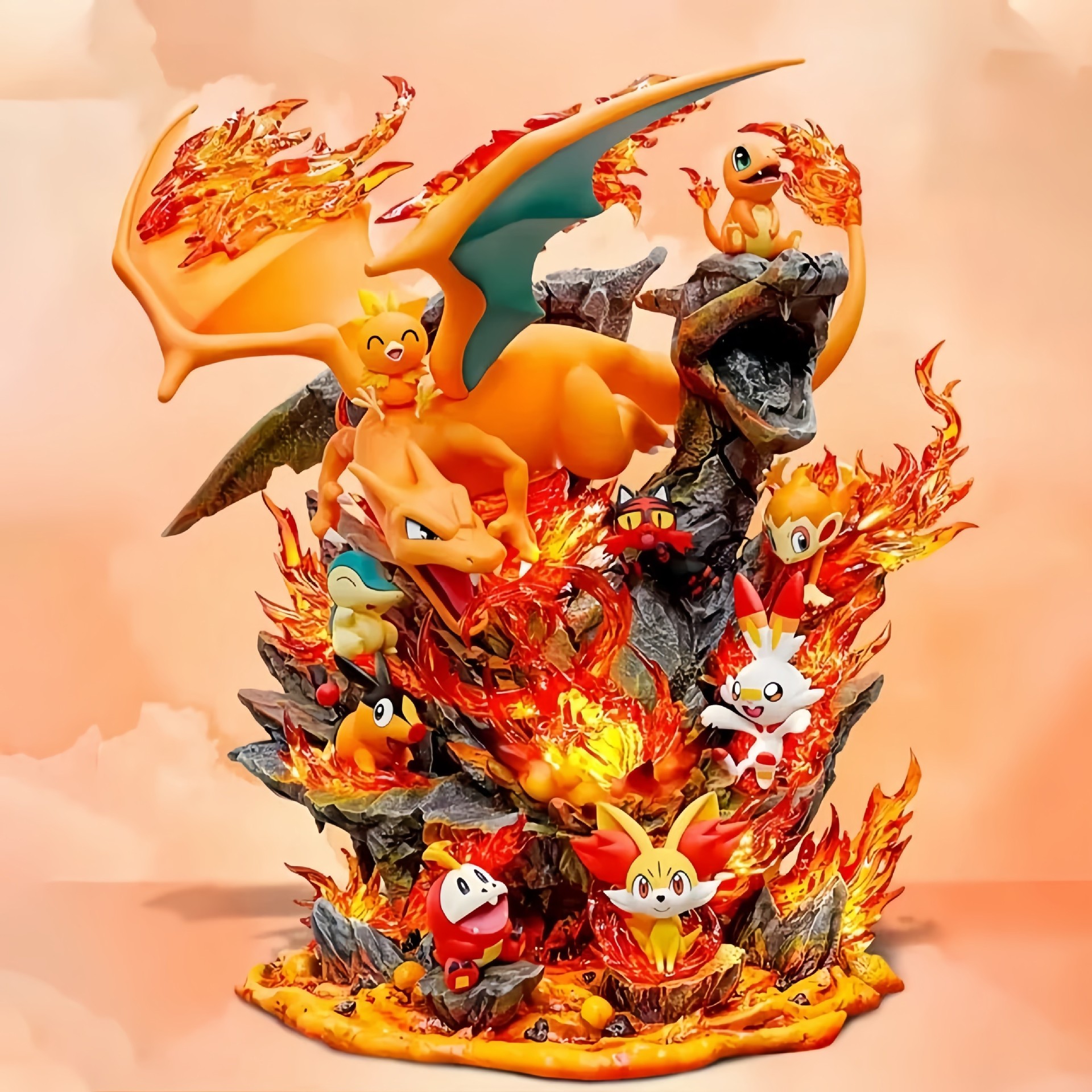 Boîte blister couleur - Série Oeuf de Feu - Seau familial - 32 cm de hauteur