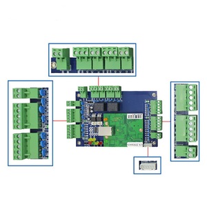 Zweitürige TCP/IP-Controller-Zugangs kontroll karte mit Netzteil box Wiegand Door Access Control Panel System Benutzer