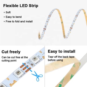 S/Z tipi 12V 60 84 Zigzag akıllı esnek LED piksel bant DC12V RGBIC Zigzag Lettersign dekor için LED şerit işık - Product Image 5