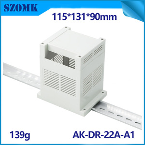 Gắn kết kênh khối thiết bị đầu cuối ngắt mạch Mô-đun điện nhựa trường hợp PCB công nghiệp bảng điều khiển Din Rail bao vây PLC hộp - Product Image 6