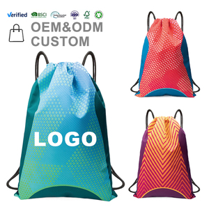 Personalized Your Own Logo <strong>Pattern</strong> Eco Fitness Drawstring Backpack <strong>Draw</strong> <strong>String</strong> <strong>Bag</strong> for Gym Sports - Product Image 1