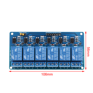 5V 12V 24V 6-Wege-Relaismodul für Arduino 6-Kanal-Relaismodul mit Optokoppler-Relais ausgang auf Lager - Product Image 5