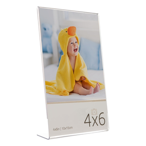 <strong>Frames</strong> Picture 4x6 5x7 <strong>8x10</strong> Clear Acrylic Self Standing <strong>Frame</strong> Acrylic Picture <strong>Frame</strong> for Desktop - Product Image 2