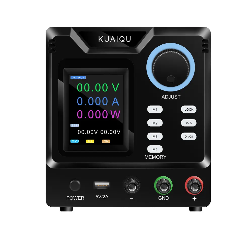 KUAIQU-Fuente de alimentación de CC ajustable digital, fuente de alimentación regulada de conmutación de mantenimiento industrial, 400V, 1A, 2, 1, 2, 2