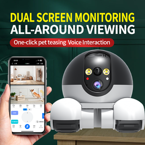 Akıllı pet köpek AI güvenlik monitör tankı kablosuz güvenlik kamera dahili pil hareketli Pet kamera arkadaşı Robot wifi - Product Image 2