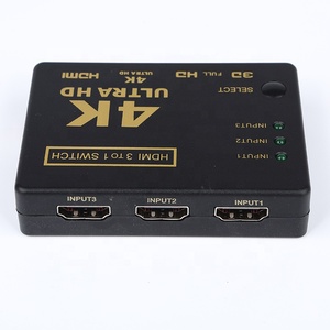 プラスチックHDスイッチャー3入力1出力サポート4k * 2k @ 30Hz、IRケーブル付き - Product Image 2