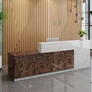 厂家直销可定制公司前台桌子办公室小型接待收银台 - Product Image 4