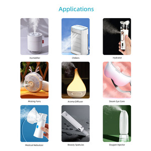 定制热卖压电陶瓷微孔雾化器喷雾器圆盘压电超声波雾化器加湿器圆盘