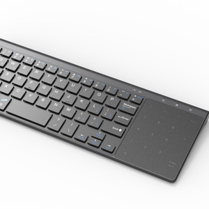 ABS Universal 2,4G Teclado inalámbrico Qwerty Teclado inalámbrico árabe-inglés Teclado inalámbrico con panel táctil y teclado numérico - Product Image 1