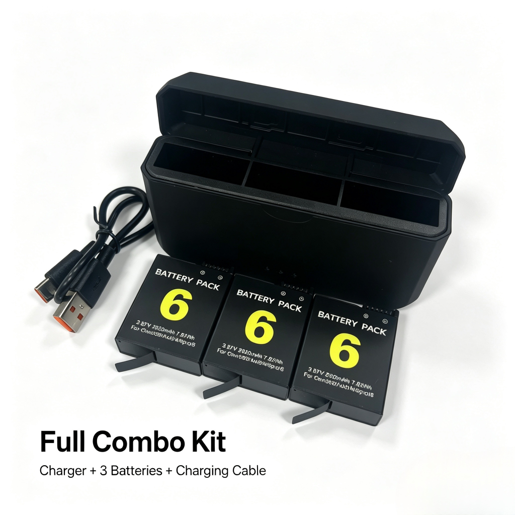 JN-ACT6-03 Charger+ battery 3pcs