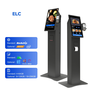 Tự phục vụ tương tác đặt hàng kiosk 21.5 "Màn hình cảm ứng máy bán hàng tự động với máy in POS thanh toán thiết bị đầu cuối kiosk cho nhà hàng - Product Image 1