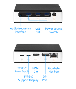 Office Mini PC i5-1030NG7 i7-1060NG7プロセッサー (HDDPディスプレイサポート付き) Win10Linuxデスクトップスモールコンピューター - Product Image 6
