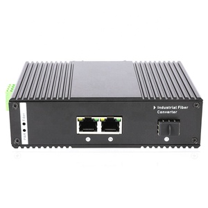 10/100/000Mbps 2-Port PoE mit 1 Gigabit RJ45 UP Link und 1Gb Glasfaser SFP Netzwerk PoE Switch für CCTV IP Kamera - Product Image 5