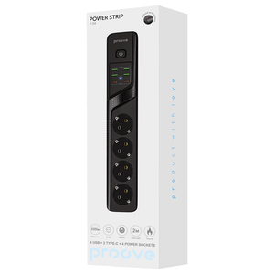Proove güç soketi P-04 (4AC + 4 USB + 2 tip-c) güç şeridi - Product Image 6