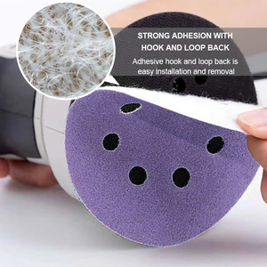 6 Inch Automotive Sanding <strong>Disc</strong> Hook and Loop Abrasive <strong>Disc</strong> 6&quot; P240 Round Non-clogging Purple Ceramic Sand Paper Disk - Product Image 3