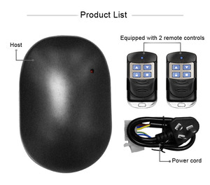Hình ống Vòng Tròn điều khiển cửa nhà để xe điều khiển từ xa màu đen thuận tiện màn trập điều khiển cửa - Product Image 3