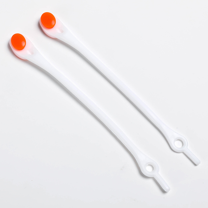 Bouton blanc orange