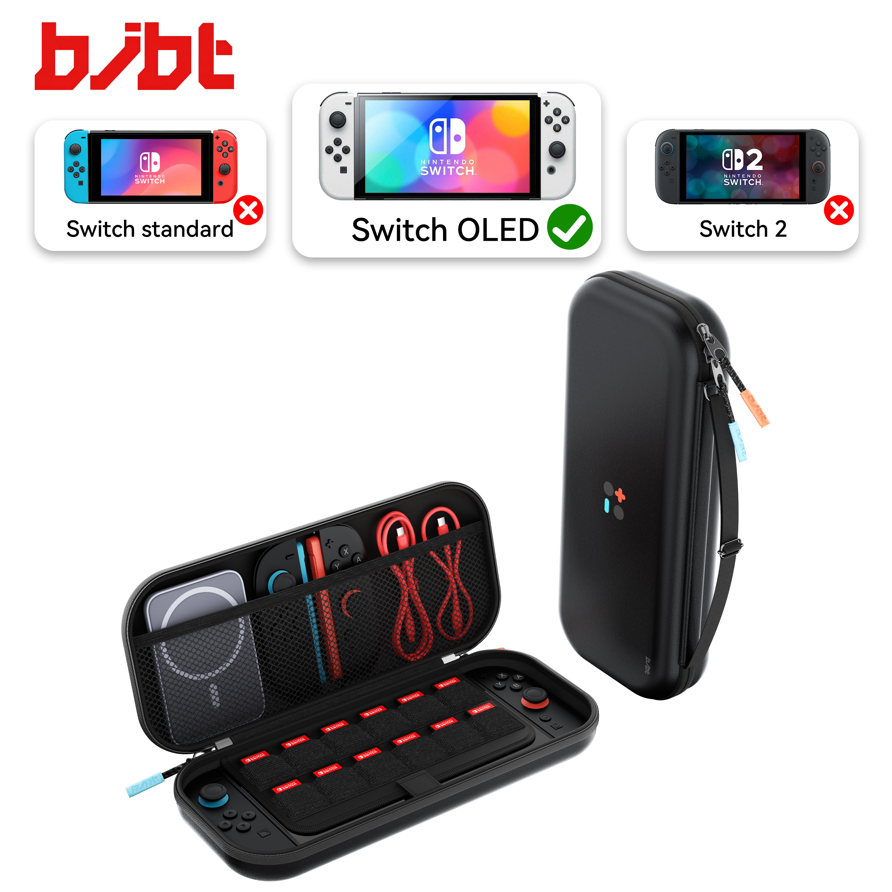 O+O- Negro para Switch OLED